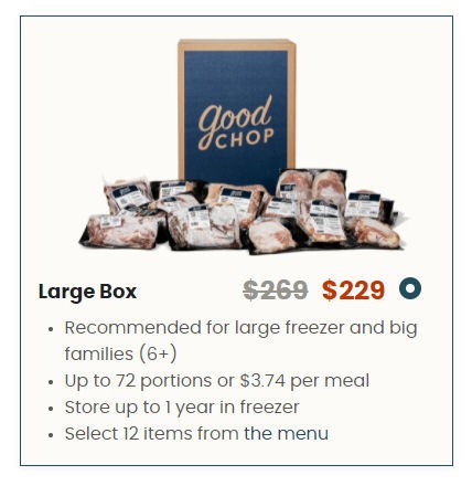 Good Chop: Large Meat & Seafood Box Delivery Service